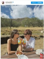 結婚式以外も素敵すぎた！　みちょぱ×大倉士門、ハワイオフショットの数々　※「みちょぱ」インスタグラム