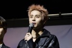 『INI EXHIBITION‐DESTINED HORIZONS‐』の取材会に登壇したINIメンバー