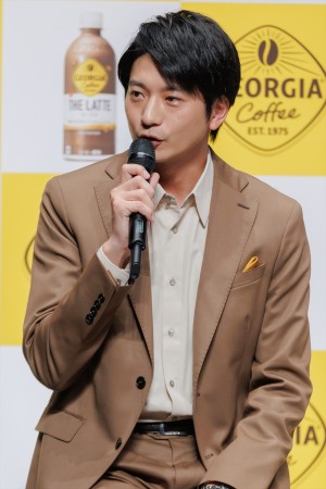 向井理、「ジョージア」キャンペーン発表会に登場