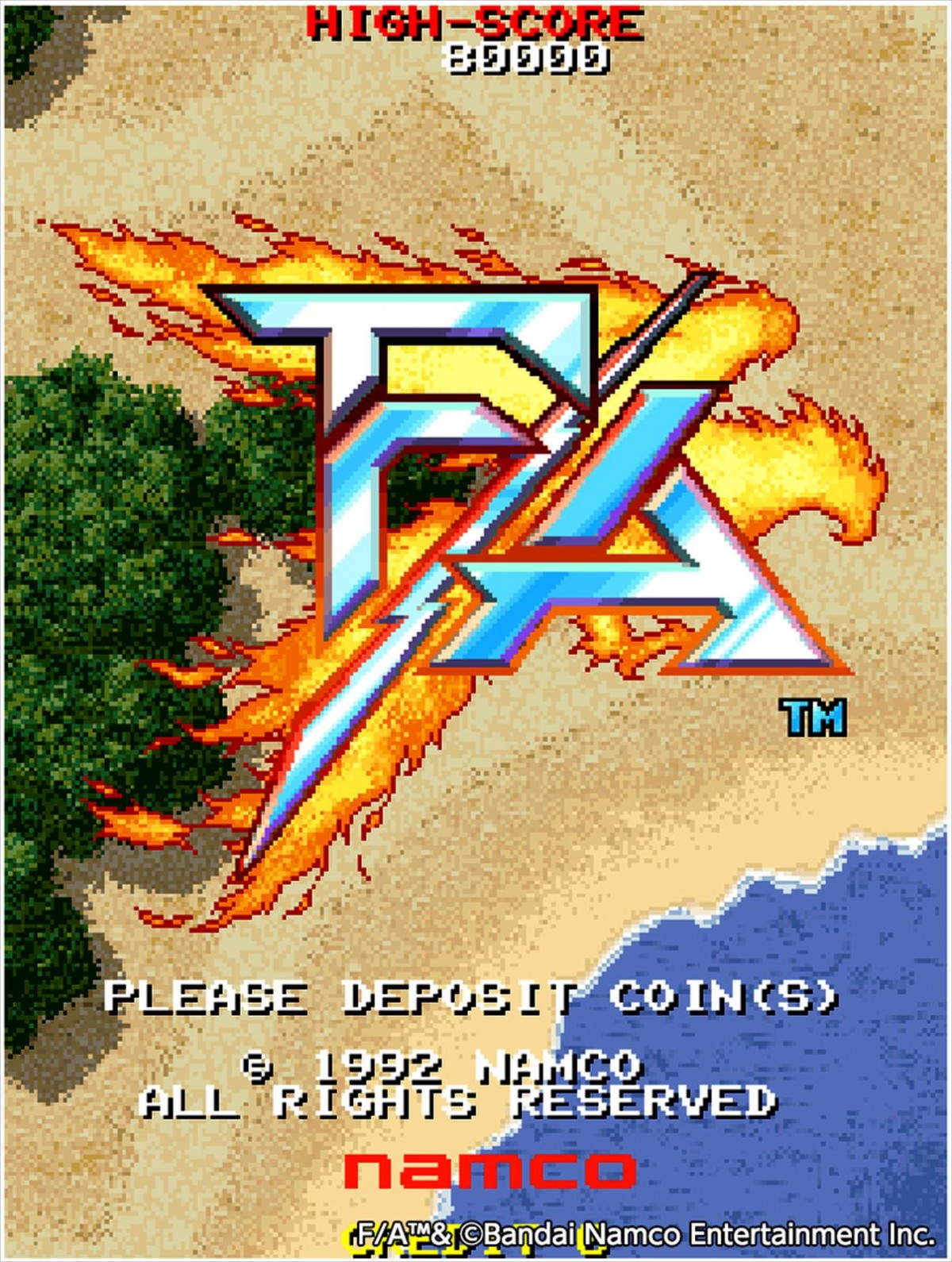 Switch／PS4『アーケードアーカイブス F/A』本日配信開始　戦闘機で戦うナムコの縦スクロールSTG