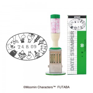 郵便局に“ムーミンの日付印”が登場！　ニョロニョロが日付を囲むデザインなど用意