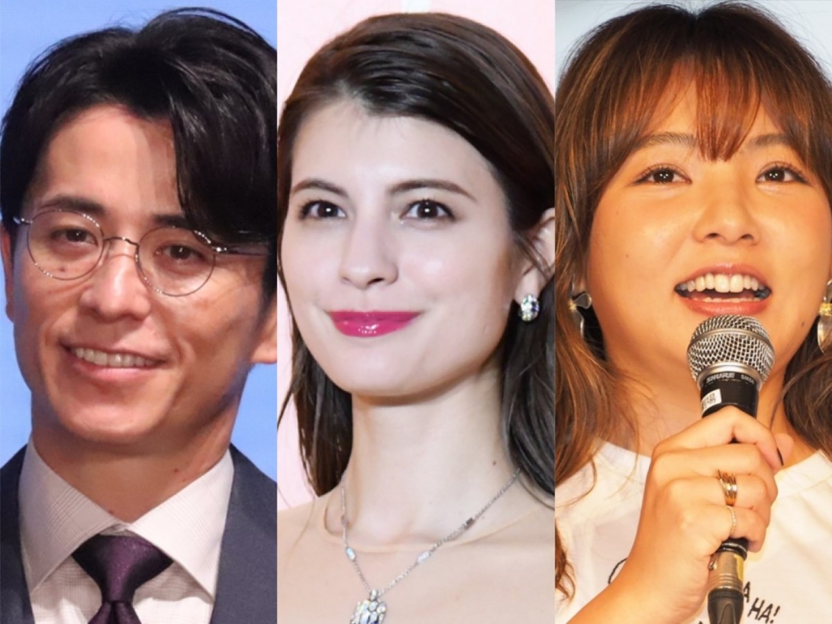 (左から)藤森慎吾、マギー、野呂佳代