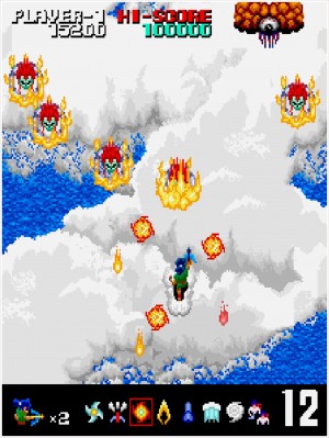 Switch／PS4『アーケードアーカイブス  妖魔忍法帖』7月4日に配信　悪霊軍団によって捕らわれた姫を救い出すSTG