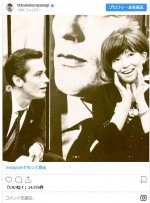 約60年前に共演したアラン・ドロンさんと黒柳徹子　※「黒柳徹子」インスタグラム