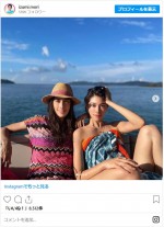 森泉＆森星の家族旅行の様子 ※「森泉」インスタグラム