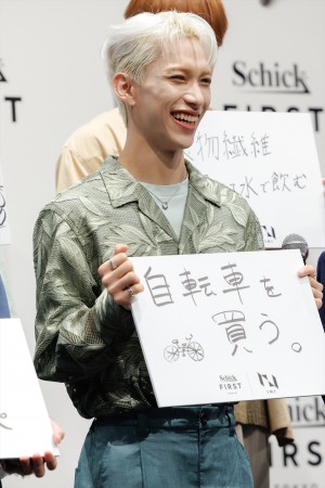 INI・池崎理人、シック・ジャパン「Schick FIRST TOKYO」製品説明会＆新CM発表会に登場