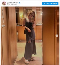 木下優樹菜さん、大人っぽいワンピース姿披露 ※「木下優樹菜さん」インスタグラム