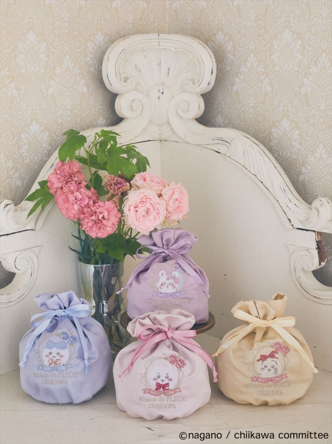 ちいかわ＆「Maison de FLEUR」がコラボ！　A4が入るトートバッグなど全15アイテムが登場