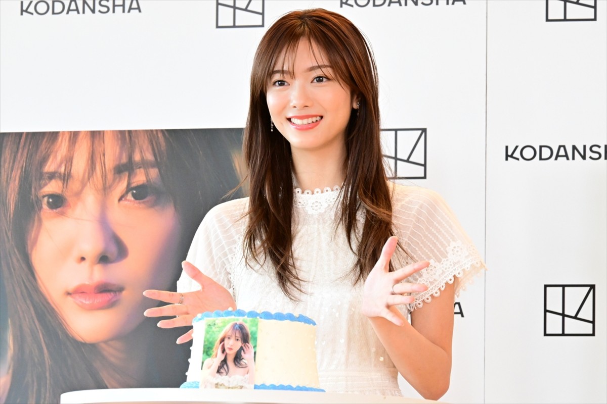 櫻坂46・田村保乃、渓谷で毛虫と仲良く写真撮影　26歳の抱負は「チャレンジ」