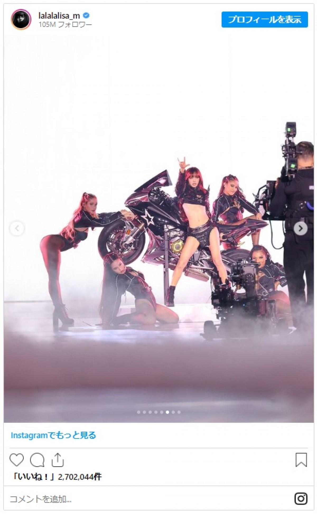 BLACKPINK・リサ、ヴィクトリアズ・シークレット・ショー降臨　オフショも多数披露