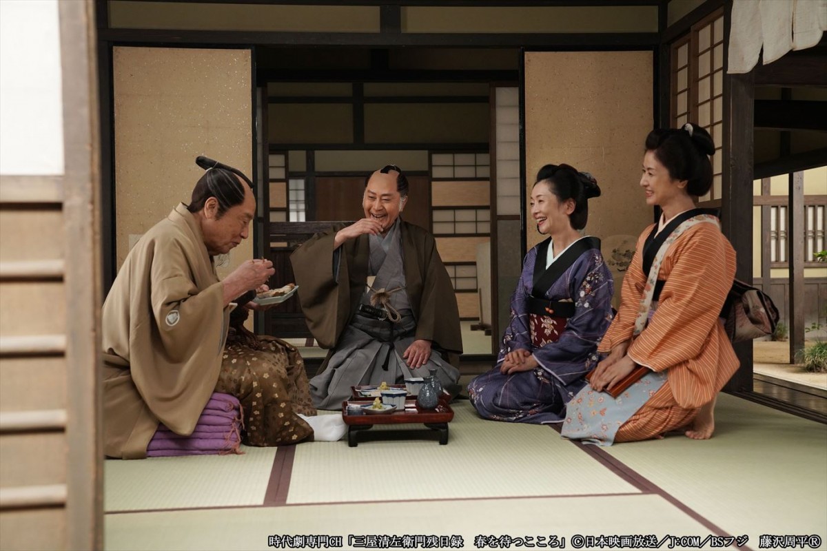 北大路欣也主演、藤岡真威人、大友花恋ら共演！　時代劇『三屋清左衛門残日録　春を待つこころ』メインビジュアル＆場面写真解禁