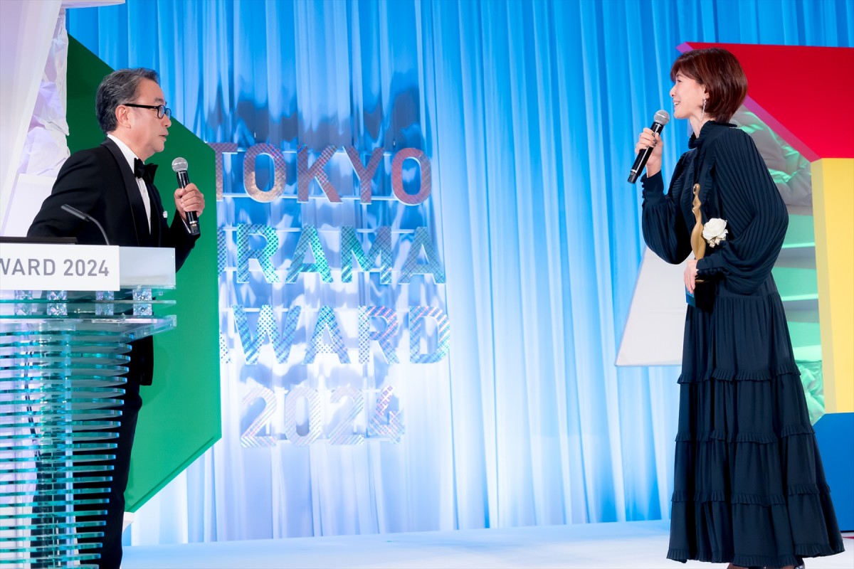 内田有紀、『燕は戻ってこない』で助演女優賞受賞「言葉の重みを感じております」＜東京ドラマアウォード 2024＞
