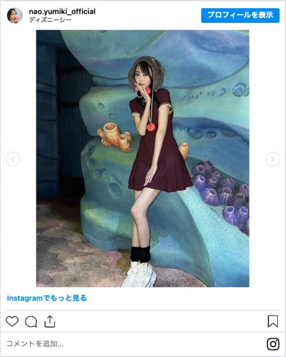 「こんな美人3人が」乃木坂46・弓木奈於、賀喜遥香＆田村真佑とディズニーシーへ