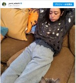 【写真】安達祐実、リラックスした姿に「かわいすぎてしにます」「猫ちゃんもかわいい」