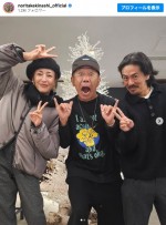 （左から）宮沢りえ、木梨憲武、森田剛　※「木梨憲武」インスタグラム