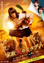 【写真】“ミタゾノ走り”でサバンナを並走!?　松岡昌宏主演『家政夫のミタゾノ』第7シーズンメインビジュアル