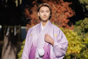 庄司浩平、「オスカープロモーション2025年新春晴れ着撮影会」にて