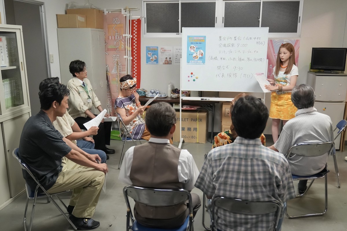 明日の『おむすび』“結”橋本環奈、防災訓練の打ち合わせに参加　炊き出しへの協力を切り出す