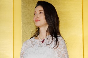 橋本マナミ、映画『身代わり忠臣蔵』完成披露舞台挨拶に登場