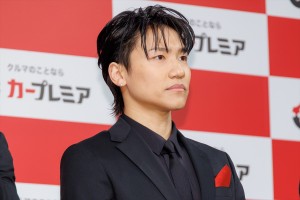 GENERATIONS・小森隼、「カープレミア」新CM発表会に登場