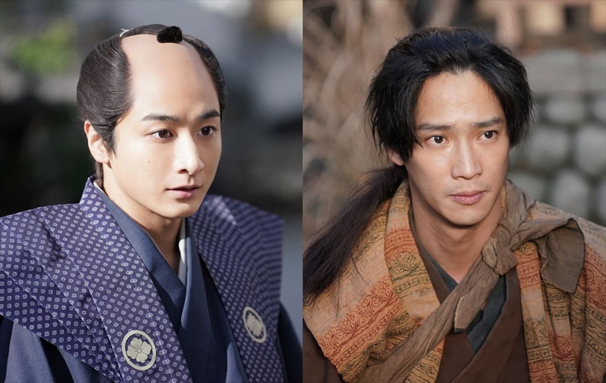 木曜劇場『大奥』に出演する(左から)小関裕太、味方良介