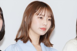 菊地姫奈、『チェイサーゲームW パワハラ上司は私の元カノ』記者会見に登場