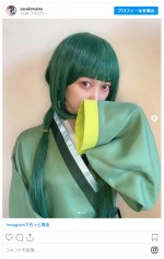 佐々木舞音、『薬屋のひとりごと』から主人公・猫猫のコスプレを披露　※「佐々木舞音」インスタグラム