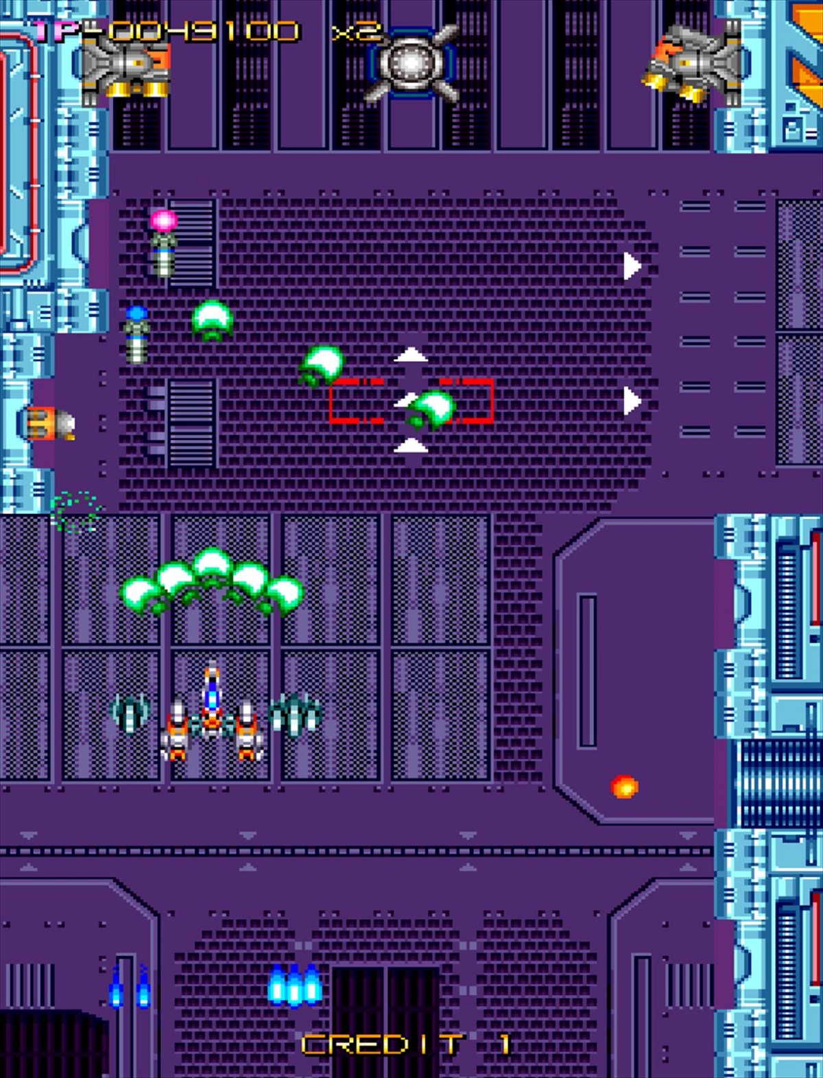 Switch／PS4『アーケードアーカイブス ウォーオブエアロ』2月29日に配信　自機とポッドを駆使して戦う縦スクSTG
