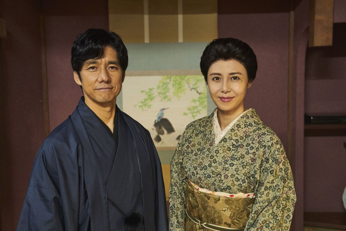 テレビ朝日ドラマプレミアム『黄金の刻』より(左から)西島秀俊、松嶋菜々子