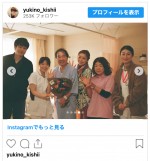 （写真左から）松山ケンイチ、岸井ゆきの、きたろう、内田慈、山本裕子、仙道敦子　※「岸井ゆきの」インスタグラム