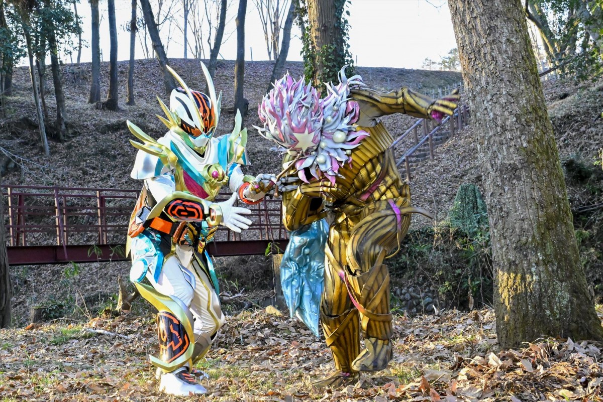 『仮面ライダーガッチャード』第28話「ベロベロ怪奇！蓮華の里帰り」、宝太郎たちが妖怪退治へ出発