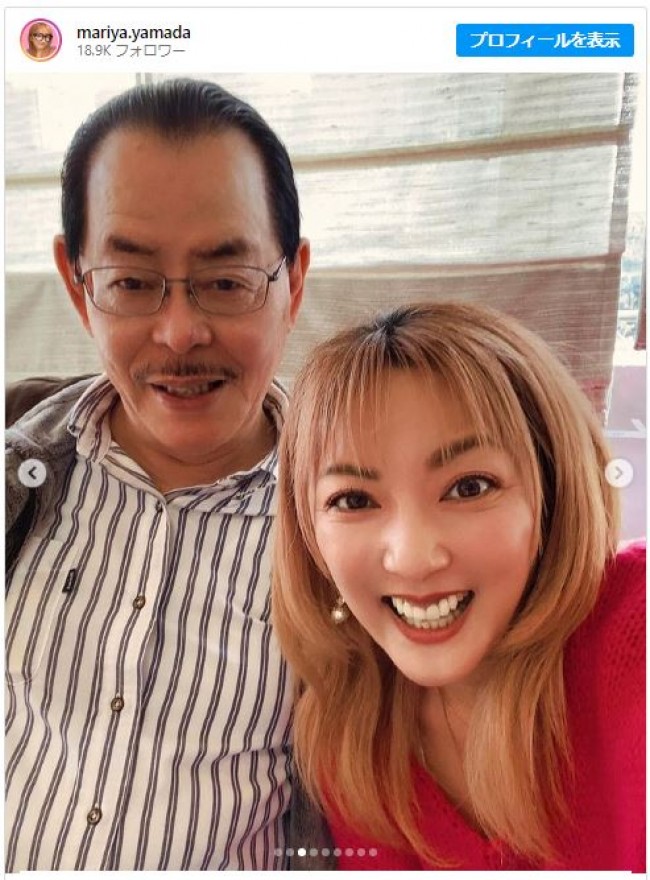 山田まりや、“命の恩人”野田義治氏と　※「山田まりや」インスタグラム