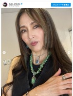 工藤静香、『うたコン』からオフショットを披露　※「工藤静香」インスタグラム