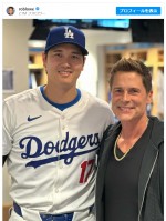 【写真】大谷翔平、アメリカの人気俳優と豪華すぎる2ショット