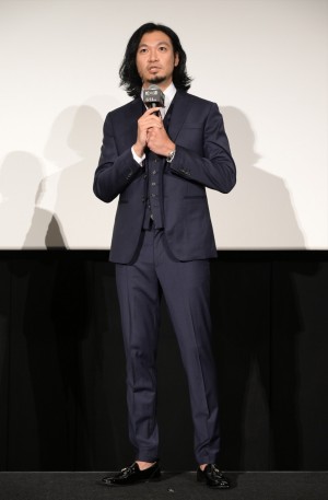 青木崇高、映画『蛇の道』完成披露試写会舞台挨拶に登場