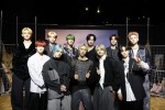 『INI EXHIBITION‐DESTINED HORIZONS‐』の取材会に登壇したINIメンバー