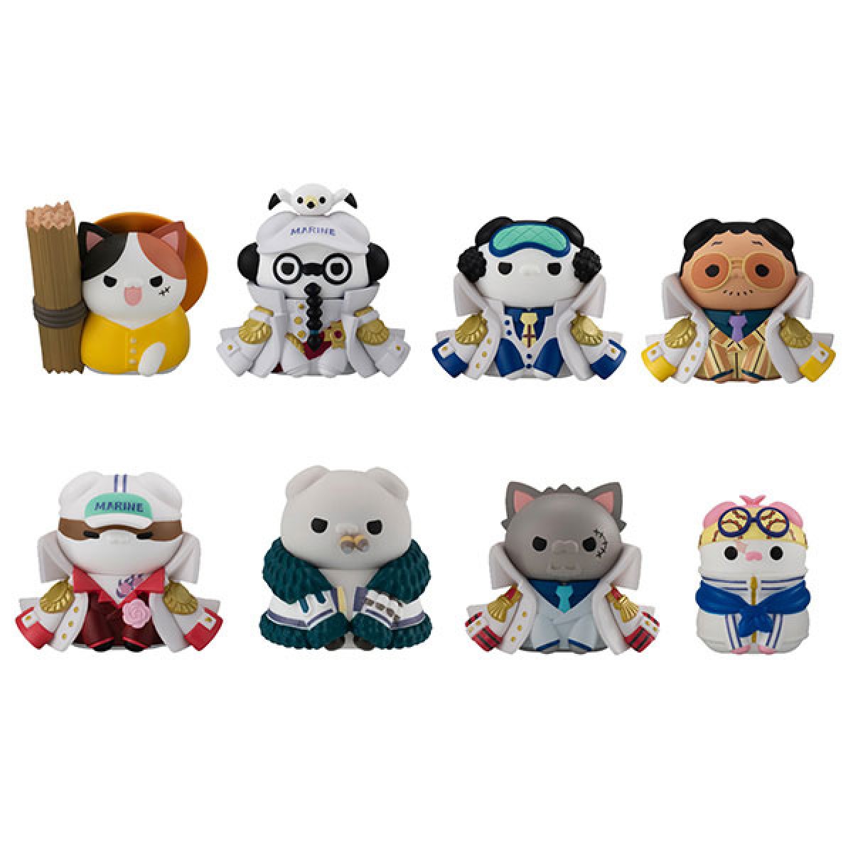 240521_MEGA CAT PROJECT ワンピース ニャンピースニャーン！ ルフィVS海軍編 8個入りBOX