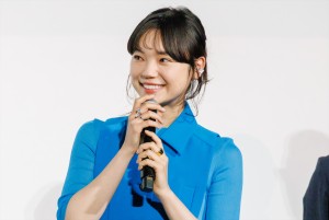 古川琴音、映画『言えない秘密』完成披露試写会に登場