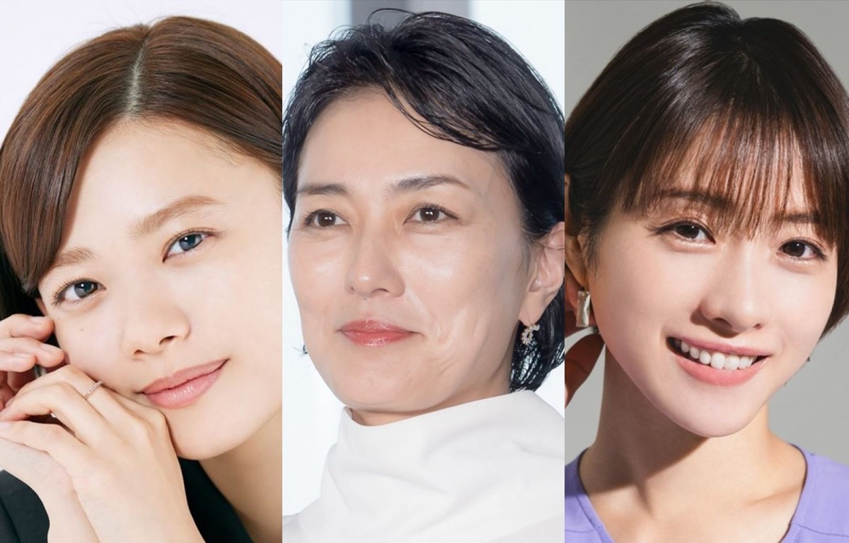 (左から)杉咲花、板谷由夏、石原さとみ