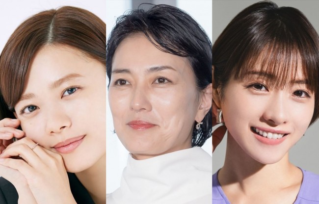 (左から)杉咲花、板谷由夏、石原さとみ