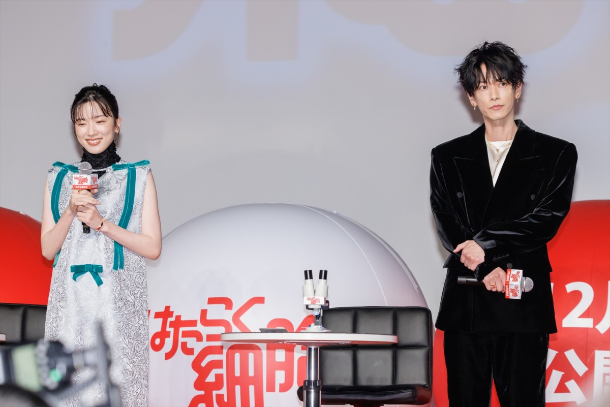 永野芽郁＆佐藤健、実写化『はたらく細胞』は「間違いなく我々2人の代表作」「一番面白いんじゃない」