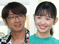 （左から）大竹一樹、田中瞳アナ