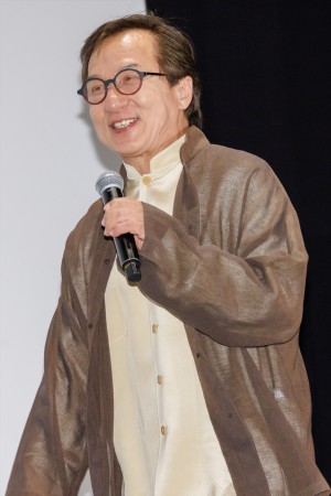 ジャッキー・チェン、映画『ライド・オン』舞台挨拶に登場