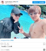 杉浦太陽＆辻希美、17回目の“結婚記念日”にプールへ　※「杉浦太陽」インスタグラム