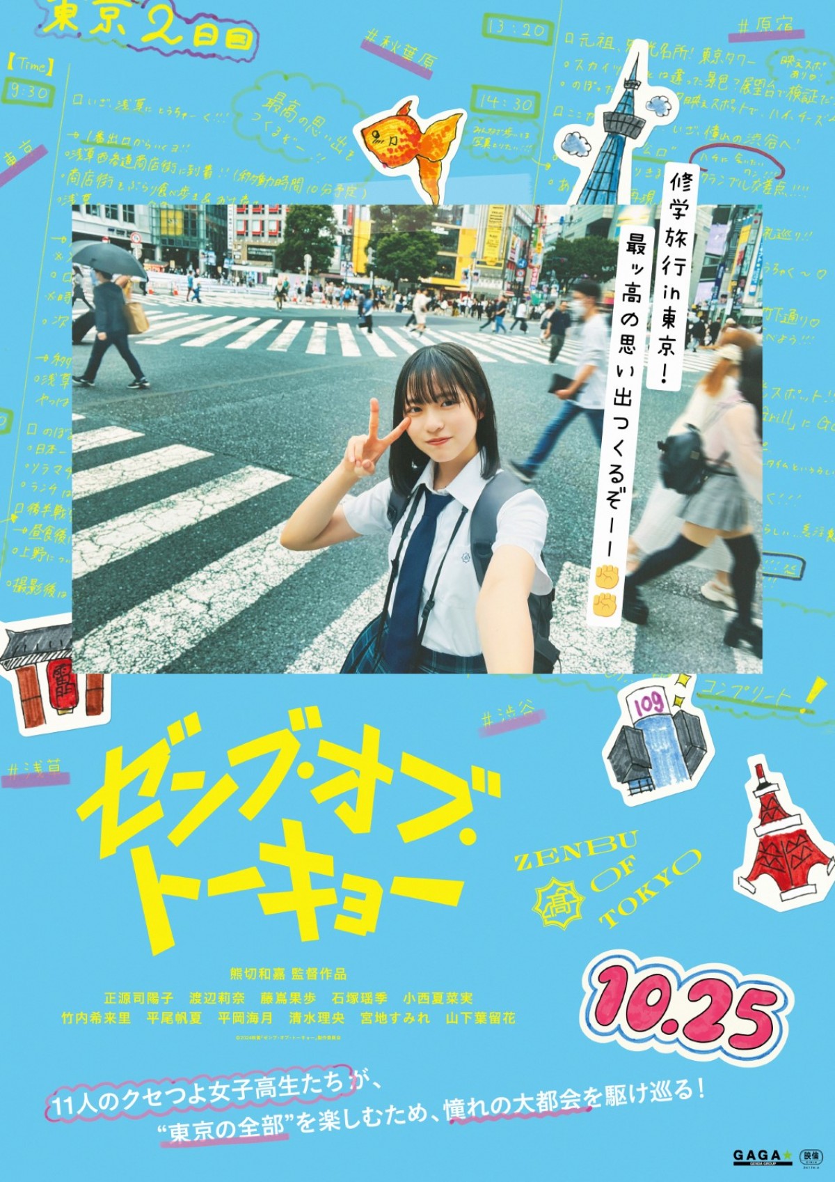 映画『ゼンブ・オブ・トーキョー』ティザービジュアル
