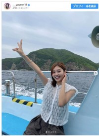 島根県を満喫した林ゆめ　※「林ゆめ」インスタグラム