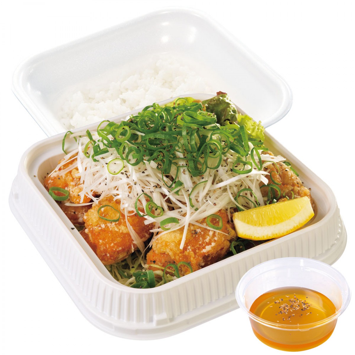からやま「ネギだく塩ポン酢つけから定食」20240821