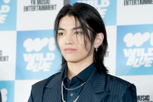 宮武颯、5人組ボーイズグループ・WILD BLUE 記者発表会に登場