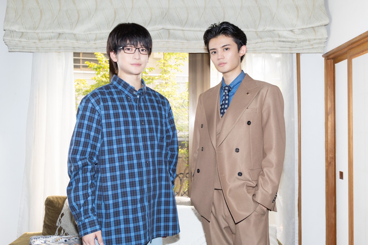 ドラマ『伝説の頭 翔』に出演する(左から)高橋文哉、藤原大祐
