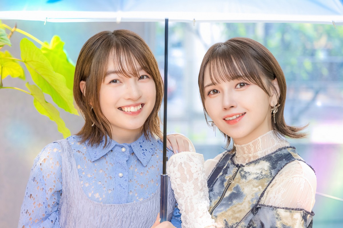 テレビアニメ『アオのハコ』インタビューより(左から)上田麗奈、鬼頭明里